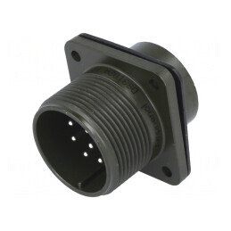 Conector Circular Aliaj Aluminiu Dimensiune 18 | Electronic-mag.ro | Componente Electronice