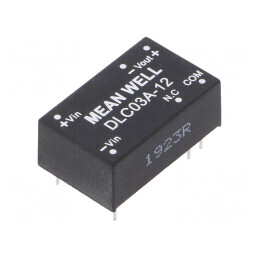 Convertor DC/DC 3W 9-18V la ±12V DIP16 DLC03A-12 | Electronic-mag.ro | Componente Electronice