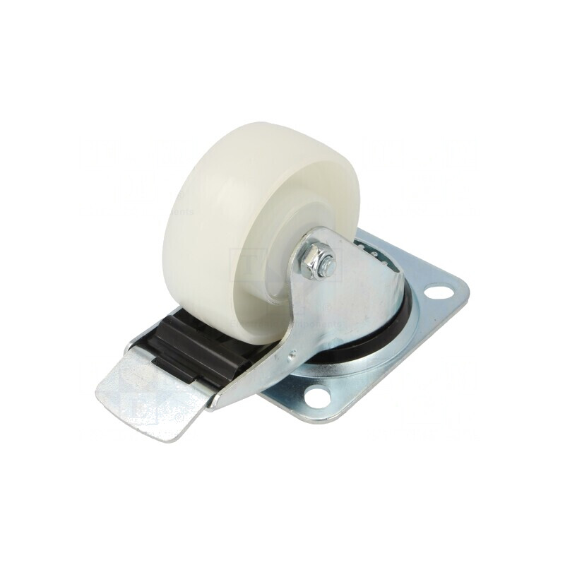 Roată de transport cu placă de montare 80mm | Electronic-mag.ro | Componente Electronice