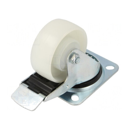 Roată de transport cu placă de montare 80mm | Electronic-mag.ro | Componente Electronice