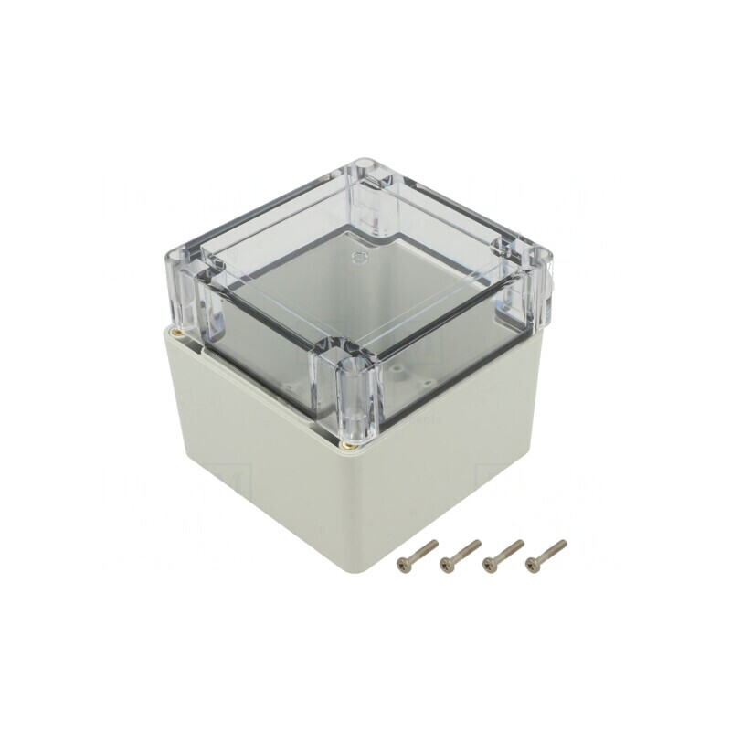 Carcasă Universală cu Bucșă din Alamă 105x105x90 mm | Electronic-mag.ro | Componente Electronice