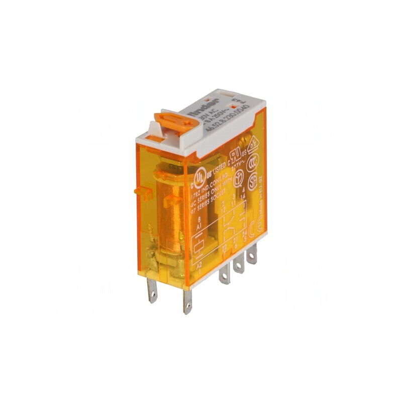 Releu electromagnetic DPDT 230VAC 15A | Electronic-mag.ro | Componente Electronice