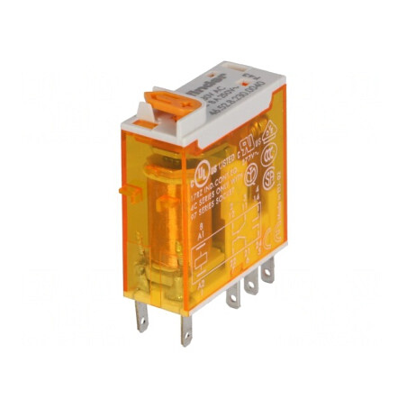 Releu electromagnetic DPDT 230VAC 15A | Electronic-mag.ro | Componente Electronice