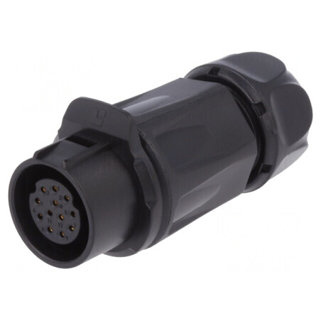 Conector Circular Mufă 20mm 12PIN Aurit 5A Mamă | Electronic-mag.ro | Componente Electronice