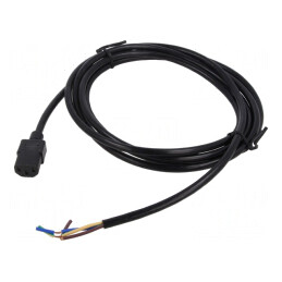 Cablu Alimentare 3x18AWG IEC C13 PVC 3m Negru 10A 250V