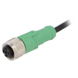 Cablu Conectare M12 3m 250V 4A PVC | Electronic-mag.ro | Componente Electronice
