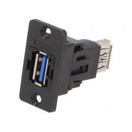 Adaptor USB A Soclu Slim USB 3.0 Aurit 29mm | Electronic-mag.ro | Componente Electronice