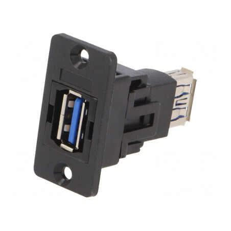 Adaptor USB A Soclu Slim USB 3.0 Aurit 29mm | Electronic-mag.ro | Componente Electronice