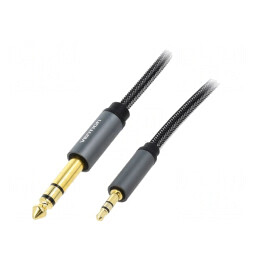 Cablu Audio Jack 3.5mm la Jack 6.3mm 10m Aurit BAIHL | Electronic-mag.ro | Componente Electronice