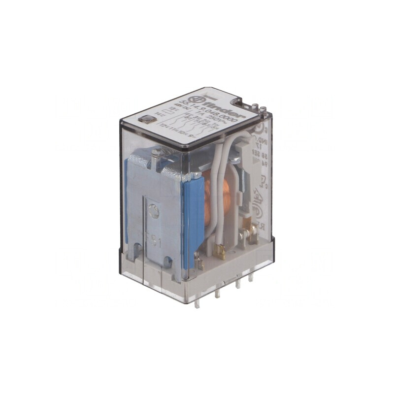 Releu Electromagnetic 4PDT 48VDC 10A | Electronic-mag.ro | Componente Electronice