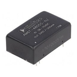 Convertor DC/DC 6W 36-75V la 5V 1.2A DIP24 | Electronic-mag.ro | Componente Electronice