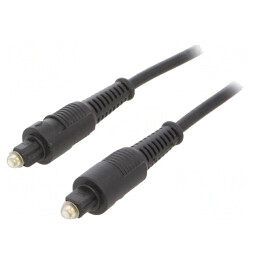 Cablu Toslink 10m Negru 5mm | Electronic-mag.ro | Componente Electronice