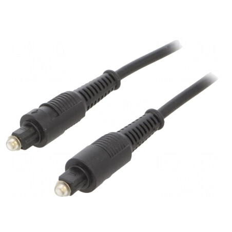 Cablu Toslink 10m Negru 5mm | Electronic-mag.ro | Componente Electronice