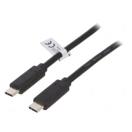 Cablu USB-C 3.2 0.5m Negru 10Gbps | Electronic-mag.ro | Componente Electronice