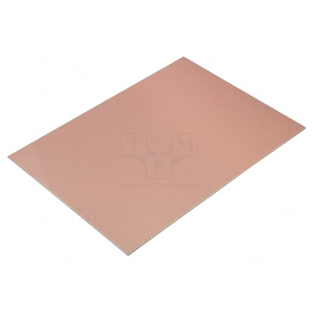 Placă laminată aluminiu 1,5mm cu acoperire cupru 244mm x 170mm | Electronic-mag.ro | Componente Electronice