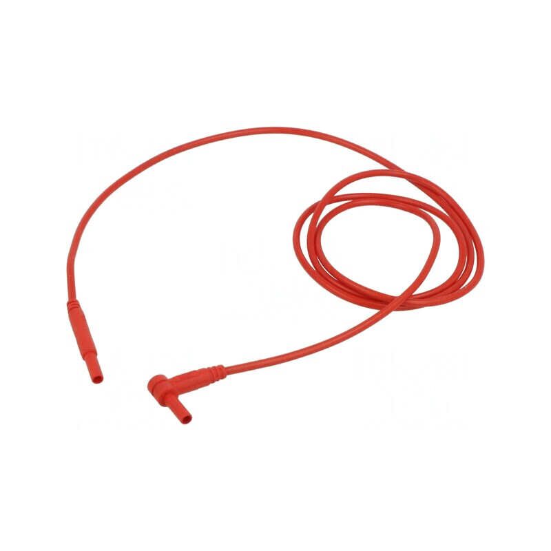 Cablu de măsurare 10A 600V 1m Roșu | Electronic-mag.ro | Componente Electronice