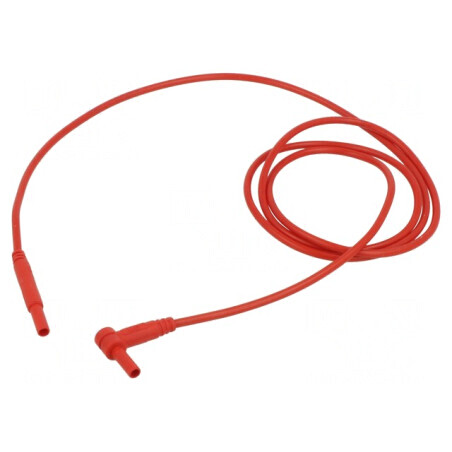 Cablu de măsurare 10A 600V 1m Roșu | Electronic-mag.ro | Componente Electronice