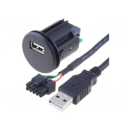 Prelungitor USB A 0,9m | Electronic-mag.ro | Componente Electronice