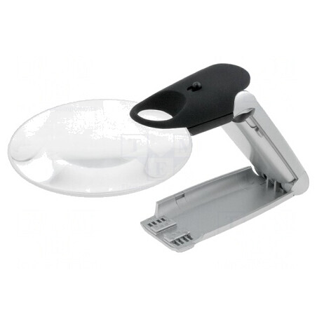 Lupă de masă cu iluminare LED x2÷x4 Ø90mm | Electronic-mag.ro | Componente Electronice