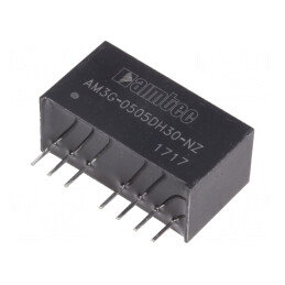 Convertor DC/DC 3W 4.5-9V la 5V/-5V SIP8 | Electronic-mag.ro | Componente Electronice