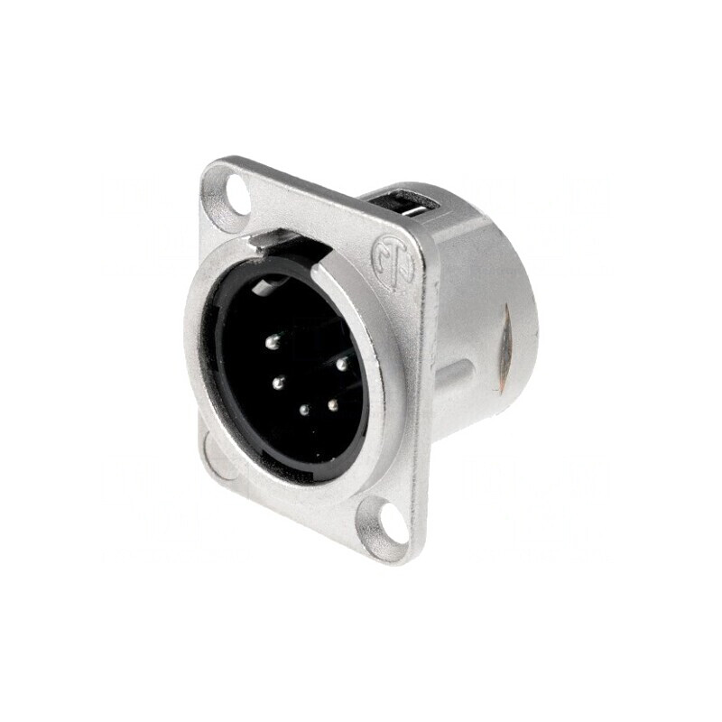 Soclu XLR 5 Pin pentru Panou | Electronic-mag.ro | Componente Electronice
