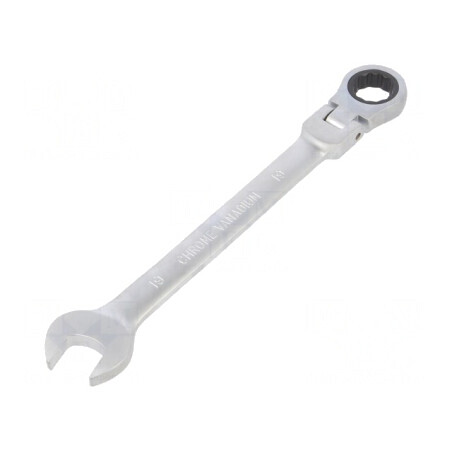 Cheie combinată cu articulație 19mm satinate | Electronic-mag.ro | Componente Electronice