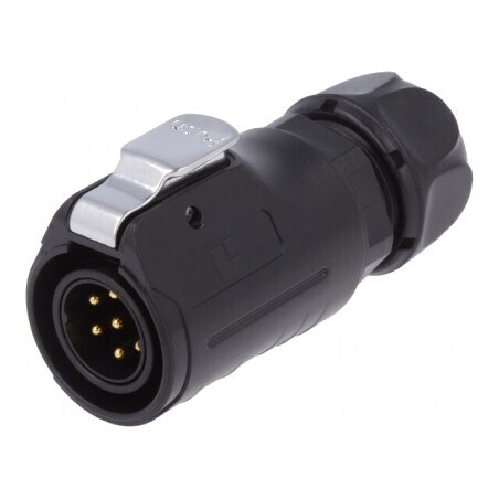 Conector Circular Mufă 20mm 7-Pin Aurit 12A Tată | Electronic-mag.ro | Componente Electronice