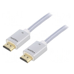 Cablu HDMI 2.1 PVC Textil 28AWG