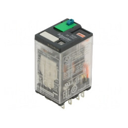 Releu electromagnetic 3PDT 24VDC 10A | Electronic-mag.ro | Componente Electronice