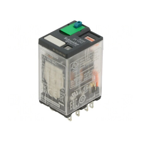Releu electromagnetic 3PDT 24VDC 10A | Electronic-mag.ro | Componente Electronice
