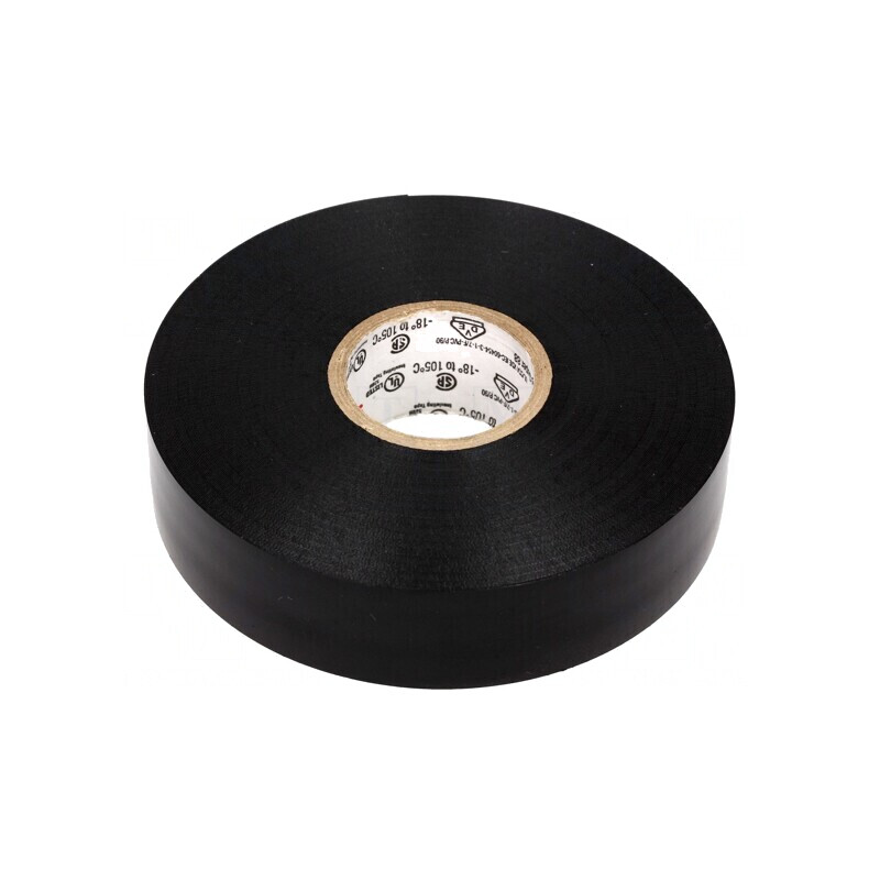 Bandă Electroizolantă Neagră 19mm x 20m | Electronic-mag.ro | Componente Electronice