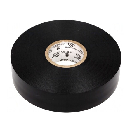 Bandă Electroizolantă Neagră 19mm x 20m | Electronic-mag.ro | Componente Electronice