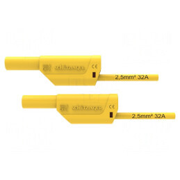 Cablu de măsurare 32A mufă banană 4 mm | Electronic-mag.ro | Componente Electronice