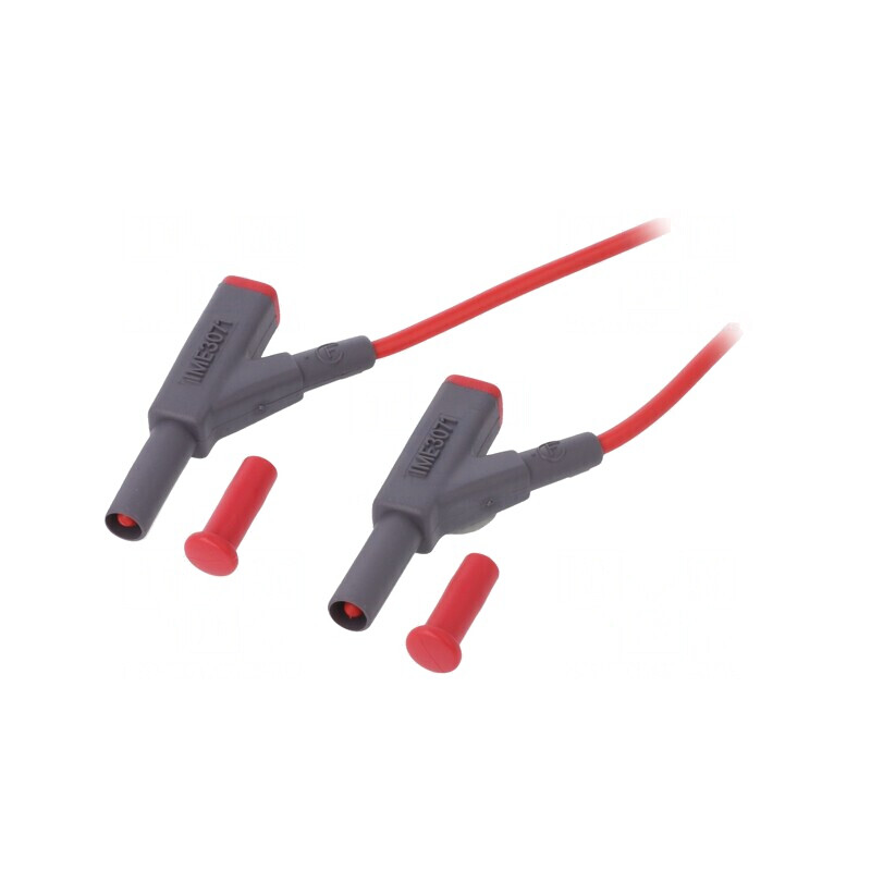 Cablu de Măsurare 16A cu Mufe Banană 4mm PVC | Electronic-mag.ro | Componente Electronice