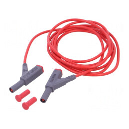 Cablu de măsurare 16A mufă banană 4mm PVC | Electronic-mag.ro | Componente Electronice