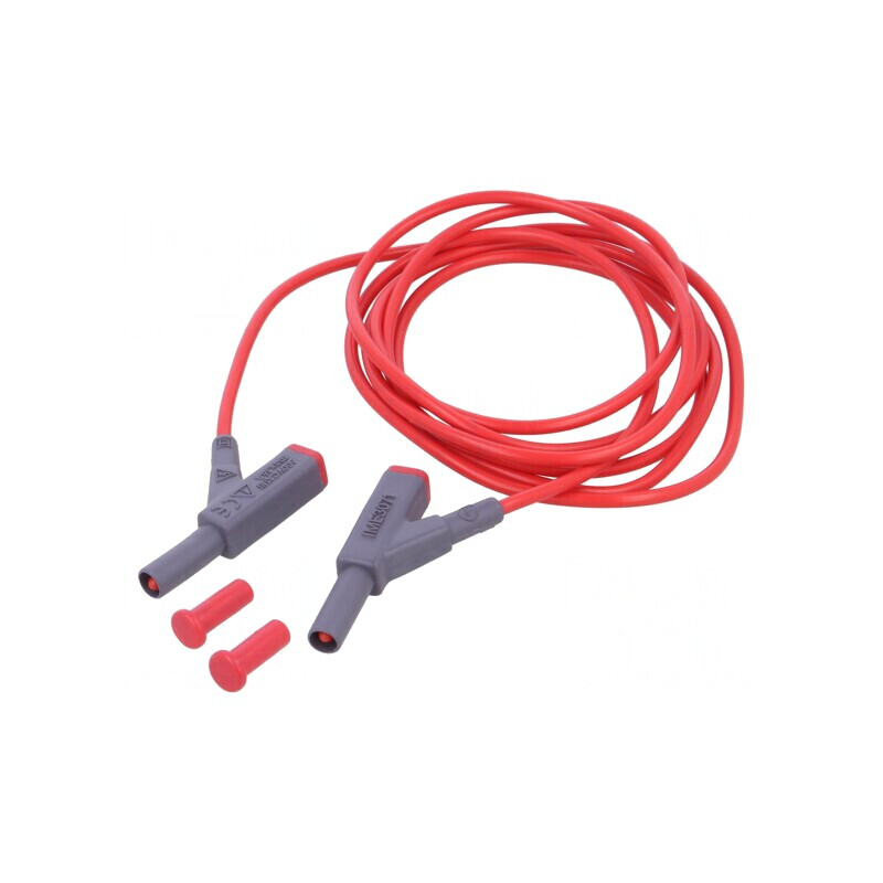 Cablu de măsurare 16A mufă banană 4mm PVC | Electronic-mag.ro | Componente Electronice