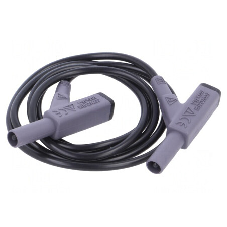 Cablu de măsurare 16A mufă banană 4 mm PVC | Electronic-mag.ro | Componente Electronice