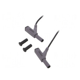 Cablu de măsurare 16A mufă banană 4 mm PVC | Electronic-mag.ro | Componente Electronice