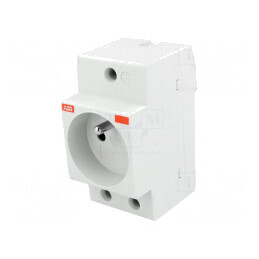 Soclu E 250VAC 16A pentru șină DIN | Electronic-mag.ro | Componente Electronice
