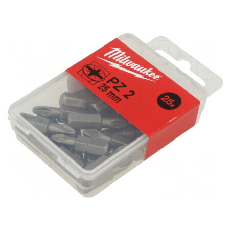 Capăt de şurubelniţă Pozidriv PZ2 25mm 25buc | Electronic-mag.ro | Componente Electronice