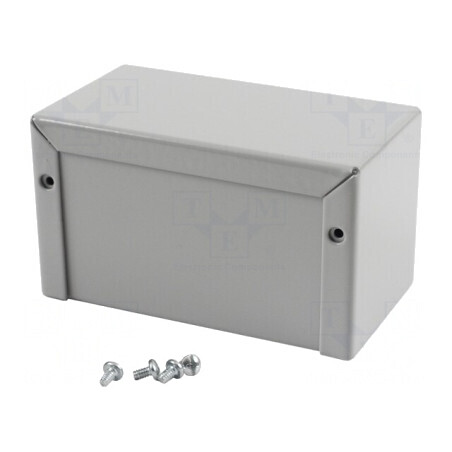 Carcasă universală aluminiu gri 56x102x56mm | Electronic-mag.ro | Componente Electronice