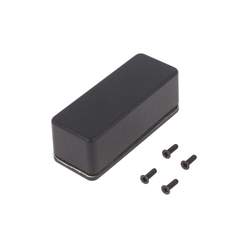 Carcasă Universală Aluminiu Neagră 35x89x30mm | Electronic-mag.ro | Componente Electronice