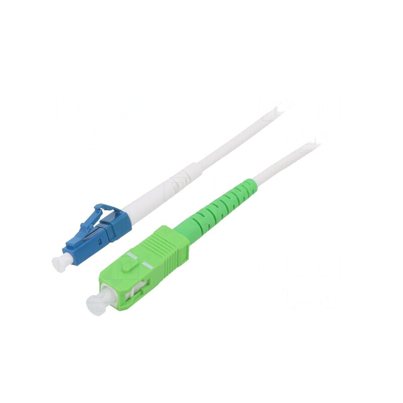 Cabluri Fibră Optică 30m LC/UPC SC/APC Alb | Electronic-mag.ro | Componente Electronice