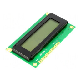 Afișaj LCD Alfanumeric STN Negative 8x1 84x44x10.5mm LED