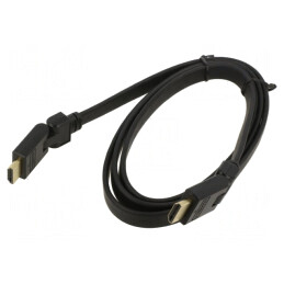 Cablu HDMI 1.4 cu Mufă Mobilă ±90°