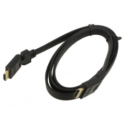 Cablu HDMI 1.4 cu Mufă Mobilă ±90° | Electronic-mag.ro | Componente Electronice