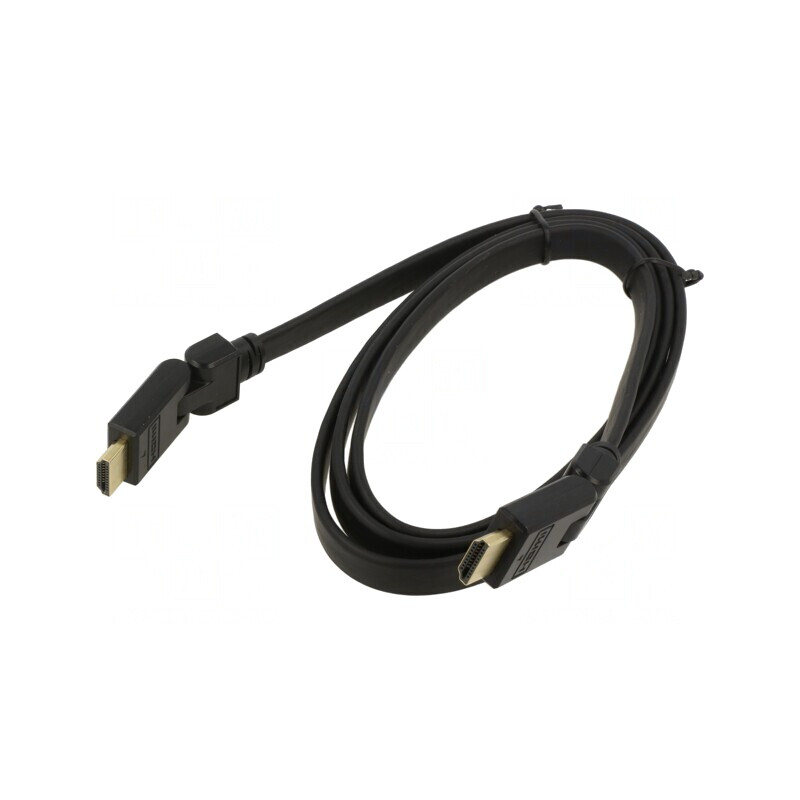 Cablu HDMI 1.4 cu Mufă Mobilă ±90° | Electronic-mag.ro | Componente Electronice