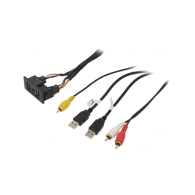 Adaptor USB la AUX Jack 3,5mm și USB A Dual | Electronic-mag.ro | Componente Electronice