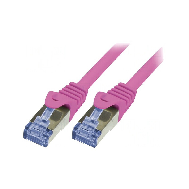 Patch Cord S/FTP Cat6a Roz 10m LSZH | Electronic-mag.ro | Componente Electronice Patch Cord S/FTP Cat6a Roz 10m LSZH | Electronic-mag.ro | Componente Electronice