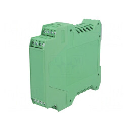 Carcasă pentru șină DIN poliamidă verde 16 borne | Electronic-mag.ro | Componente Electronice